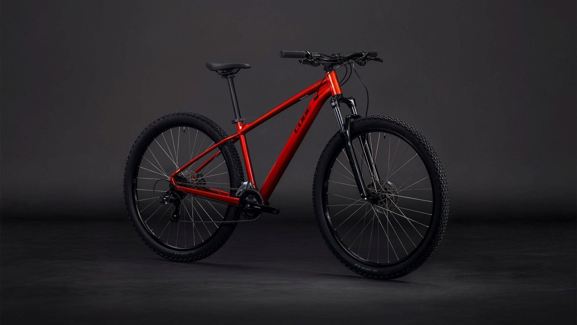 CUBE AIM ONE HARDTAIL MTB BIKE 2026 SUNDOWNER' N 'BLACK