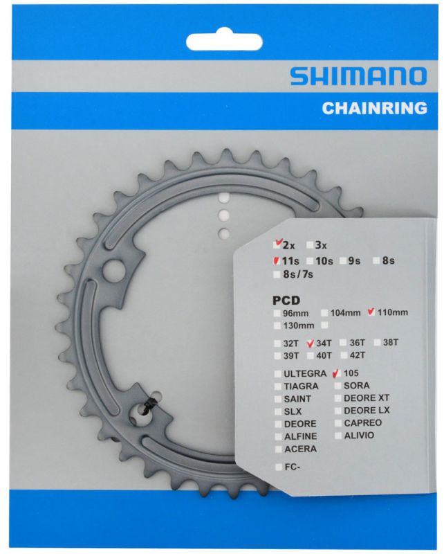 SHIMANO  105 FC-R7000 11-SPEED CHAINRING 50/34T
