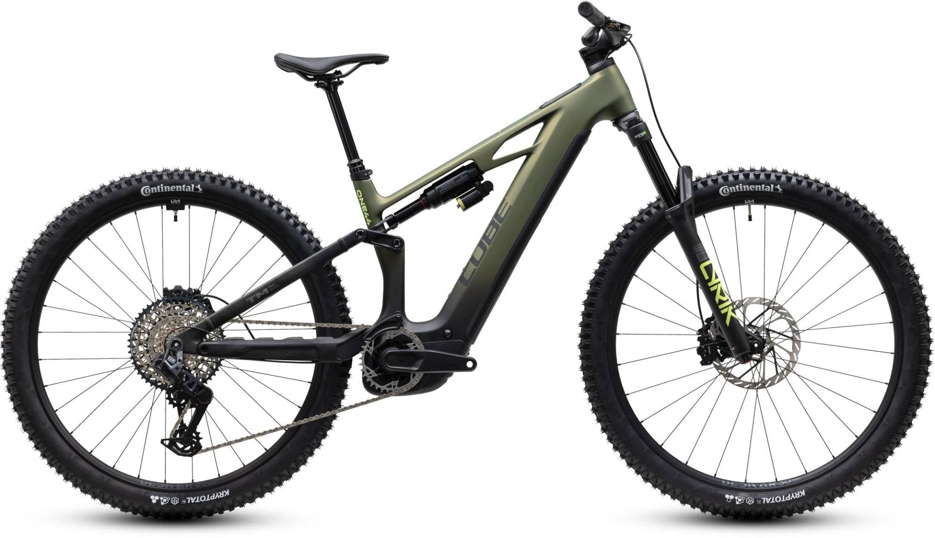 CUBE STEREO HYBRID ONE44 HPC TM 800 eMTB BIKE 2027 REEDGREEN 'N' GILLS