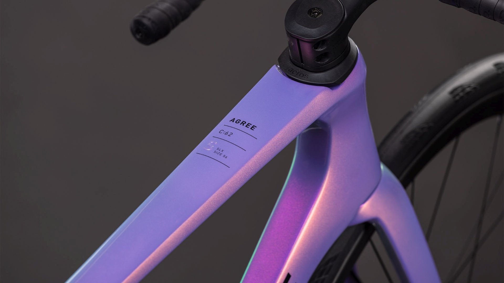 CUBE AGREE C:62 SLX ROAD BIKE 2026 COSMICPURPLE' N 'BLACK