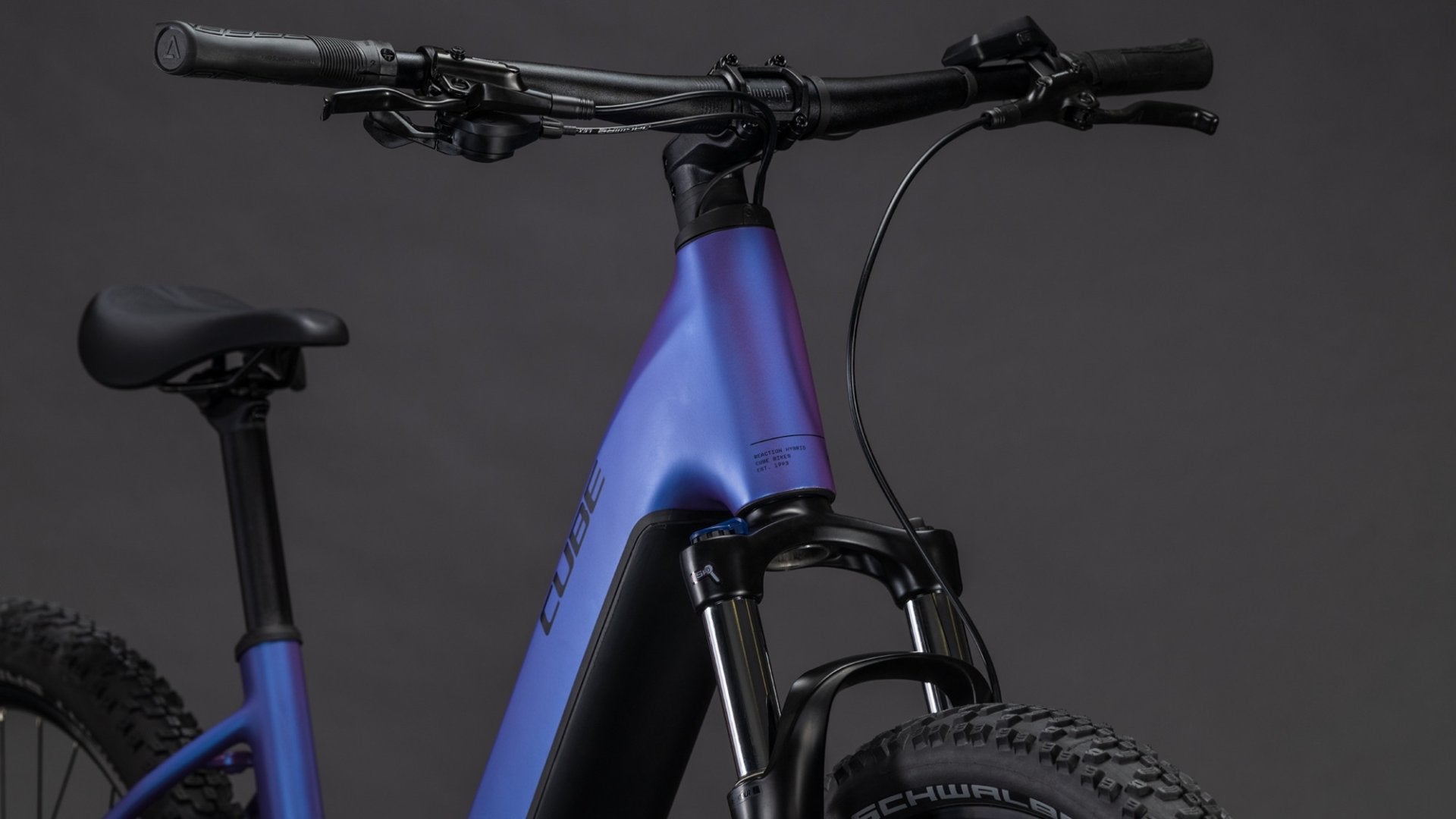 CUBE REACTION HYBRID ONE 800 EASY ENTRY eMTB BIKE 2026 CANARY' N 'CORNFLOWER