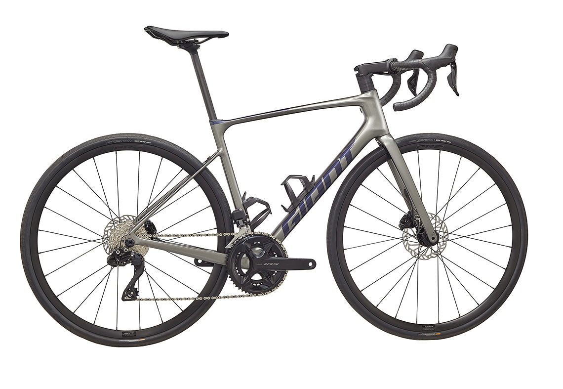 GIANT DEFY ADVANCED 1 ROAD BIKE 2024 - CHARCOAL/MILKY WAY