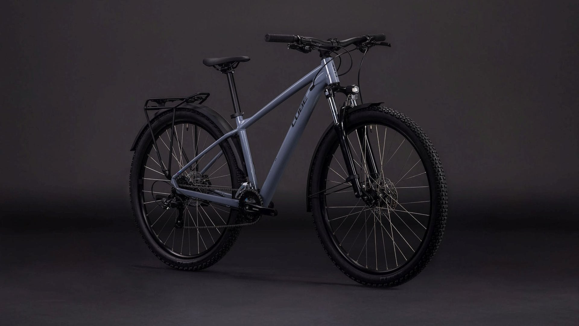 CUBE AIM ONE FE HARDTAIL MTB BIKE 2026 SMOKE' N 'BLACK