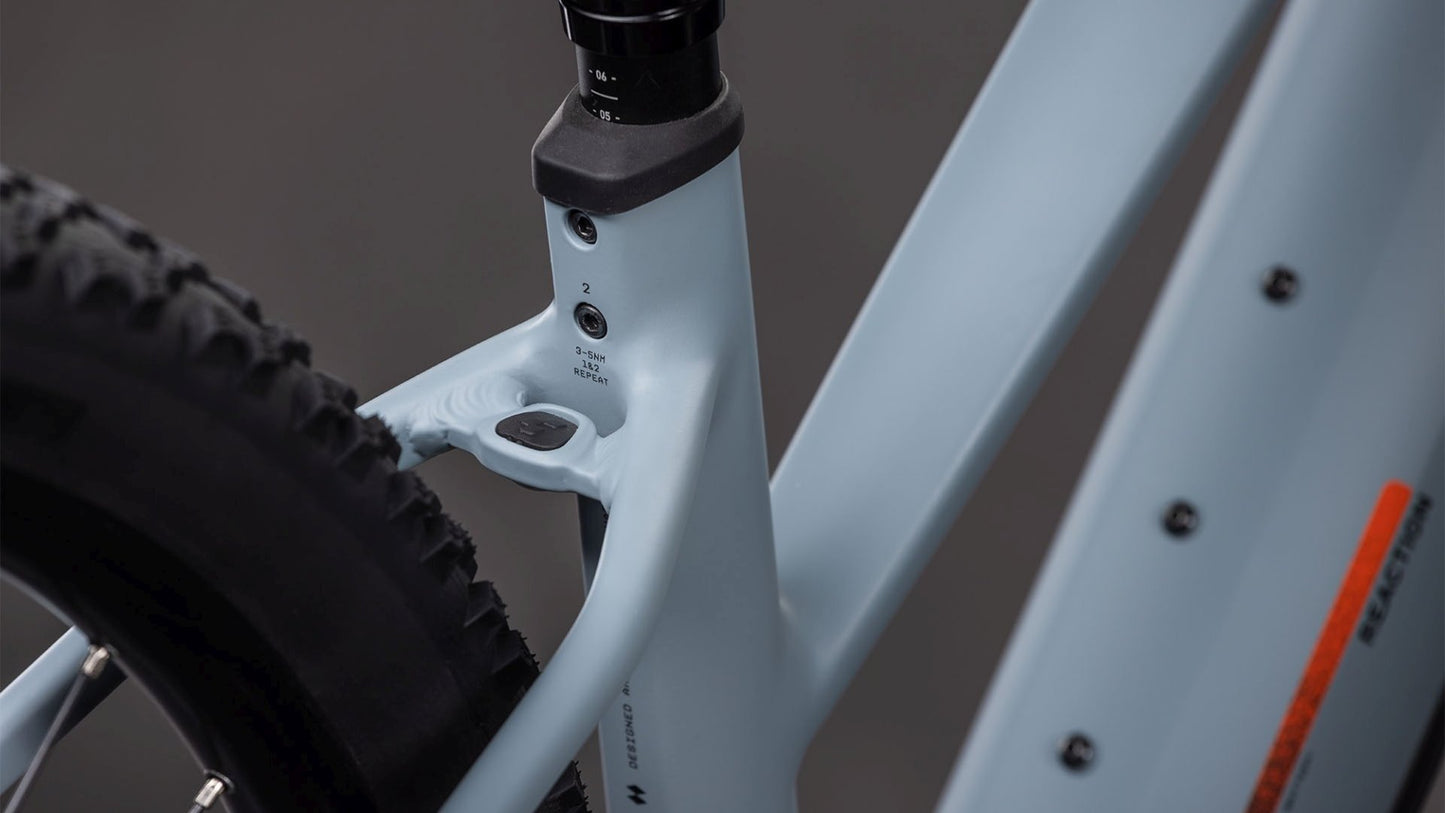 CUBE REACTION HYBRID RACE 800 TRAPEZE eMTB BIKE 2026 VULCAN' N 'ORANGE