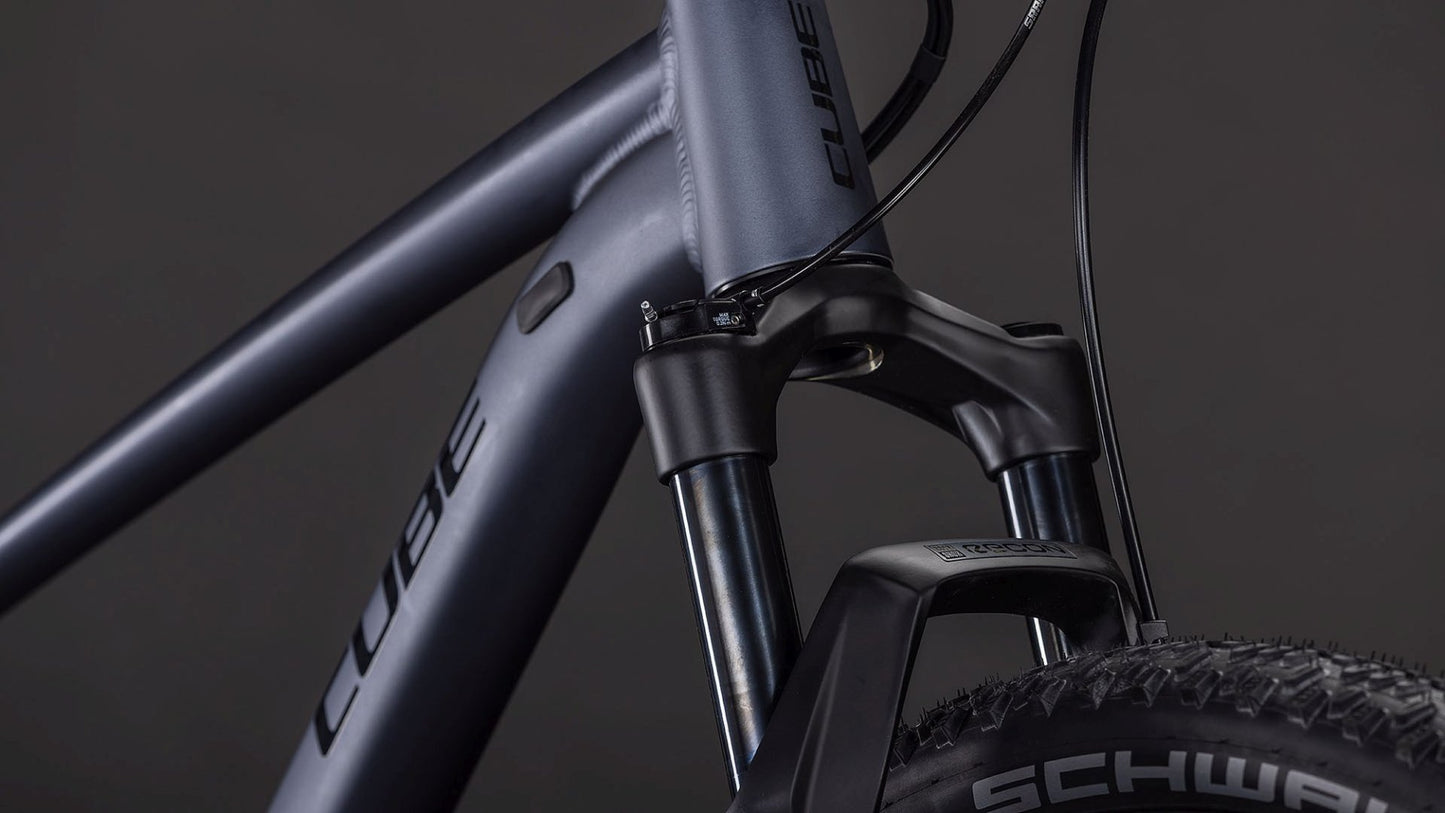 CUBE REACTION SLX HARDTAIL MTB BIKE 2026 METALICGREY' N 'BLACK