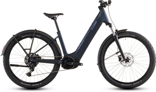 CUBE REACTION HYBRID PERFORMANCE 600 FE EASY ENTRY eMTB BIKE 2026 INDIGOBLUE' N 'REFLEX