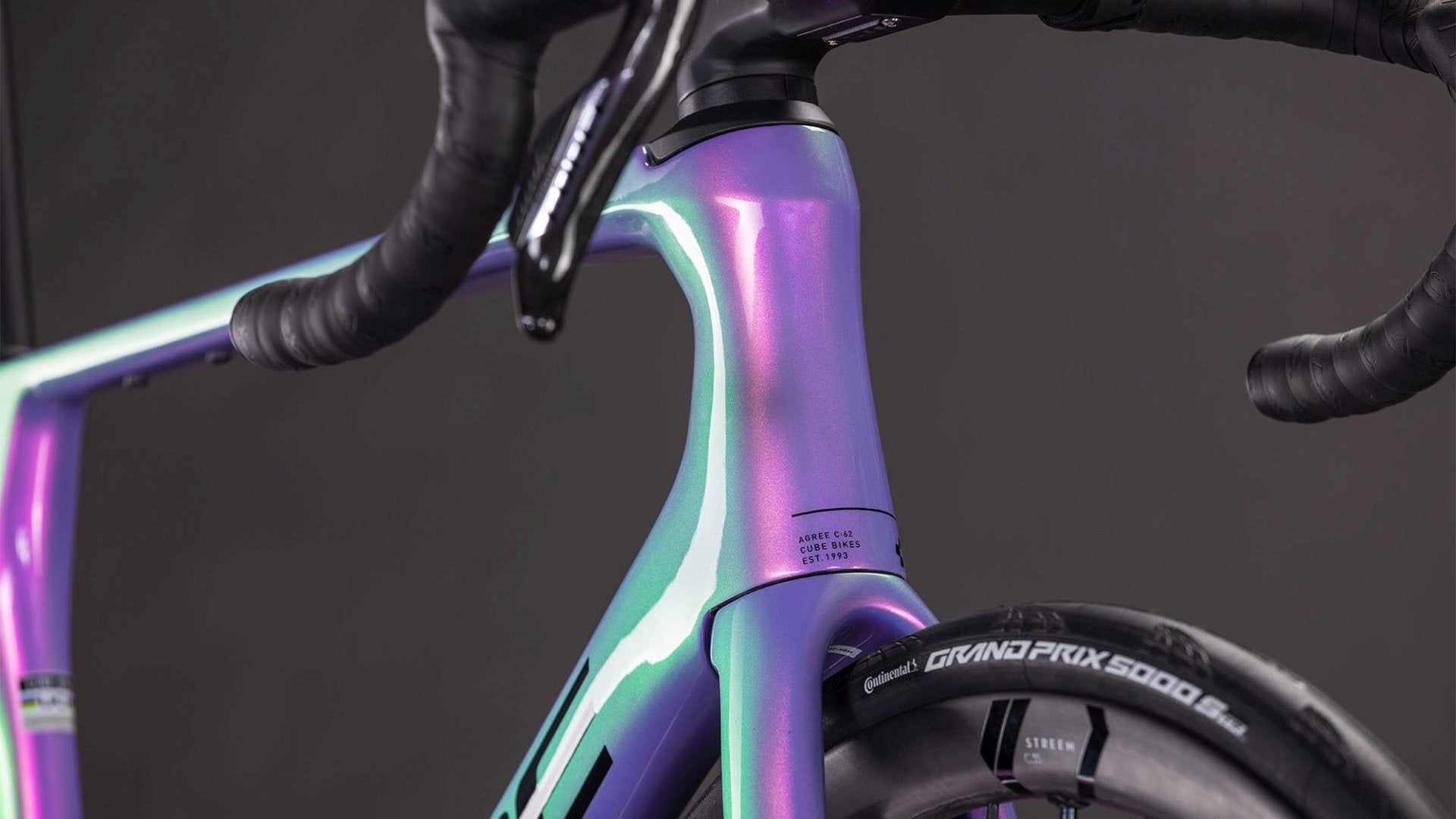 CUBE AGREE C:62 SLX ROAD BIKE 2026 COSMICPURPLE' N 'BLACK
