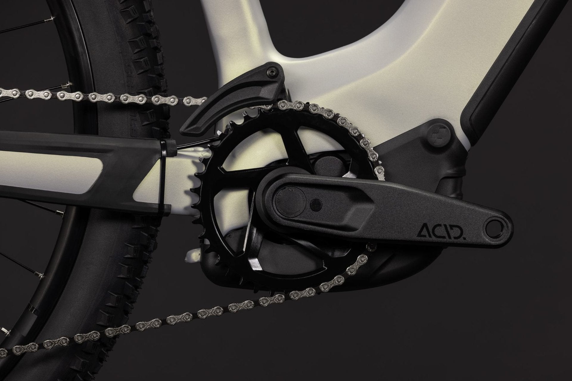 CUBE REACTION HYBRID ONE 720 HARDTAIL eMTB BIKE 2027 PEARLSILVER 'N' CHROME (EASY ENTRY)