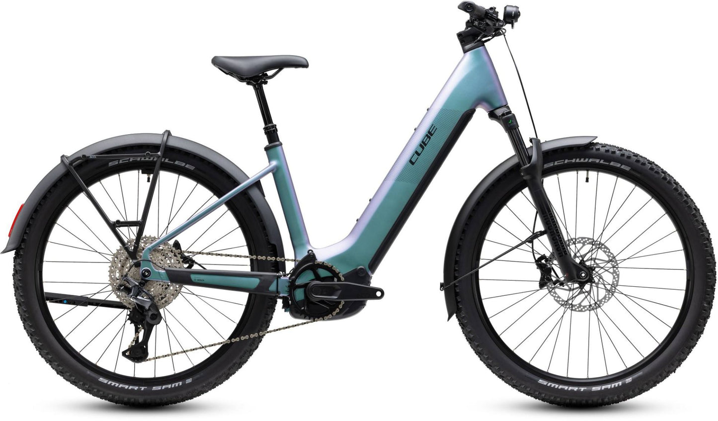 CUBE REACTION HYBRID PRO 800 FE HARDTAIL eMTB BIKE 2027 POLARLIGHT 'N' BLACK (EASY ENTRY)