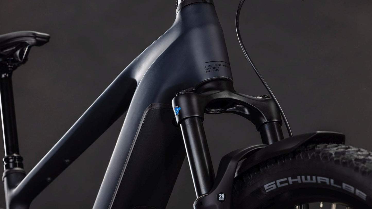 CUBE STEREO HYBRID ONE22 PRO 800 FE eMTB BIKE 2026 NIGHT N 'CHROME