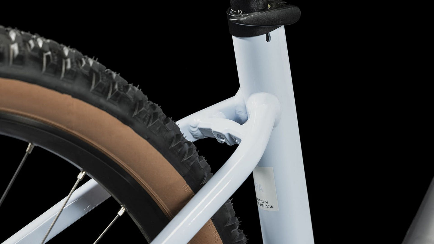 CUBE REACTION HYBRID PRO 750 EASY ENTRY eMTB BIKE 2023 FLASHWHITE ´N´ BLACK