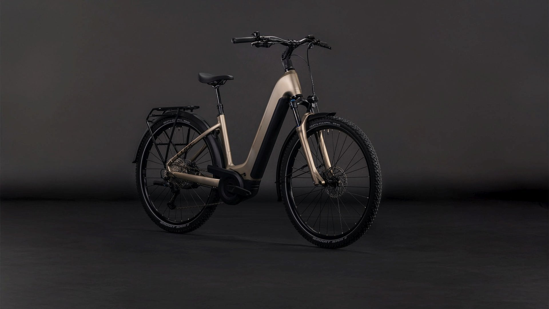 CUBE NURIDE HYBRID PRO 800 EASY ENTRY eTREKKING BIKE 2026 FLASHSTONE' N 'CHROME