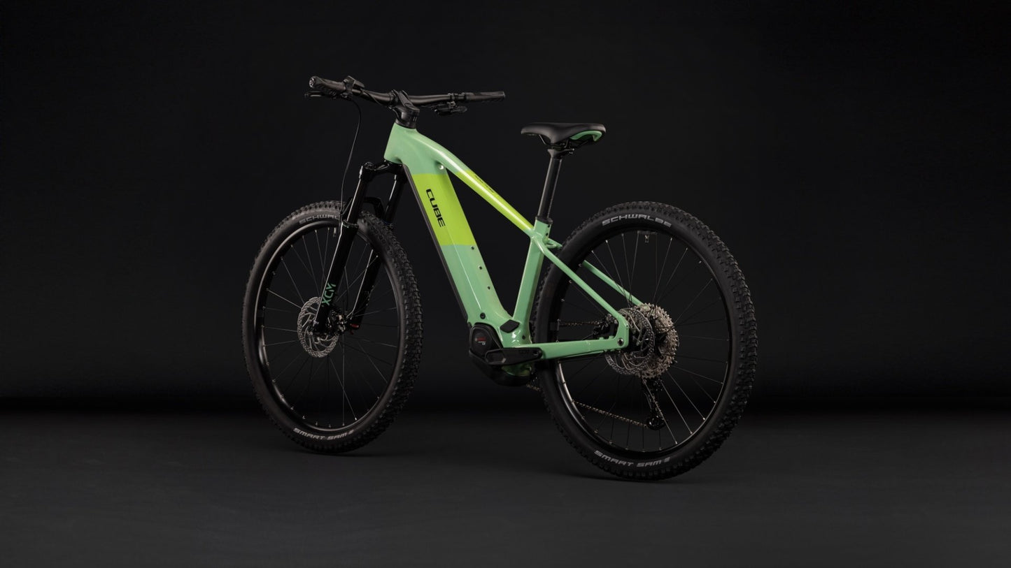 CUBE REACTION HYBRID ONE 720 HARDTAIL eMTB BIKE 2027 CACTUS 'N' BLACK