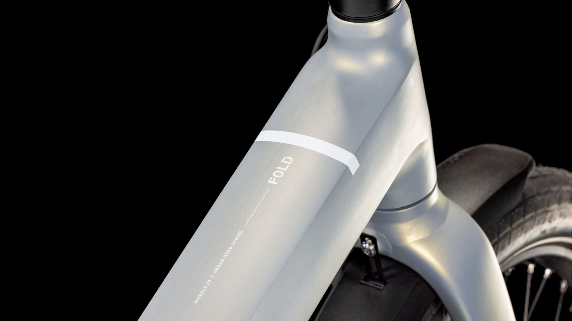 CUBE FOLD HYBRID COMFORT 500 eBIKE 2025 PEARLYSILVER´ N ´WHITE