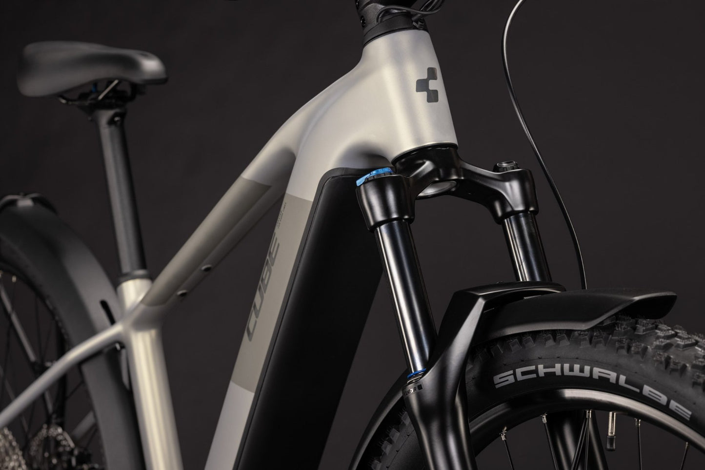 CUBE REACTION HYBRID ONE 720 FE HARDTAIL eMTB BIKE 2027 PEARLSILVER 'N' CHROME