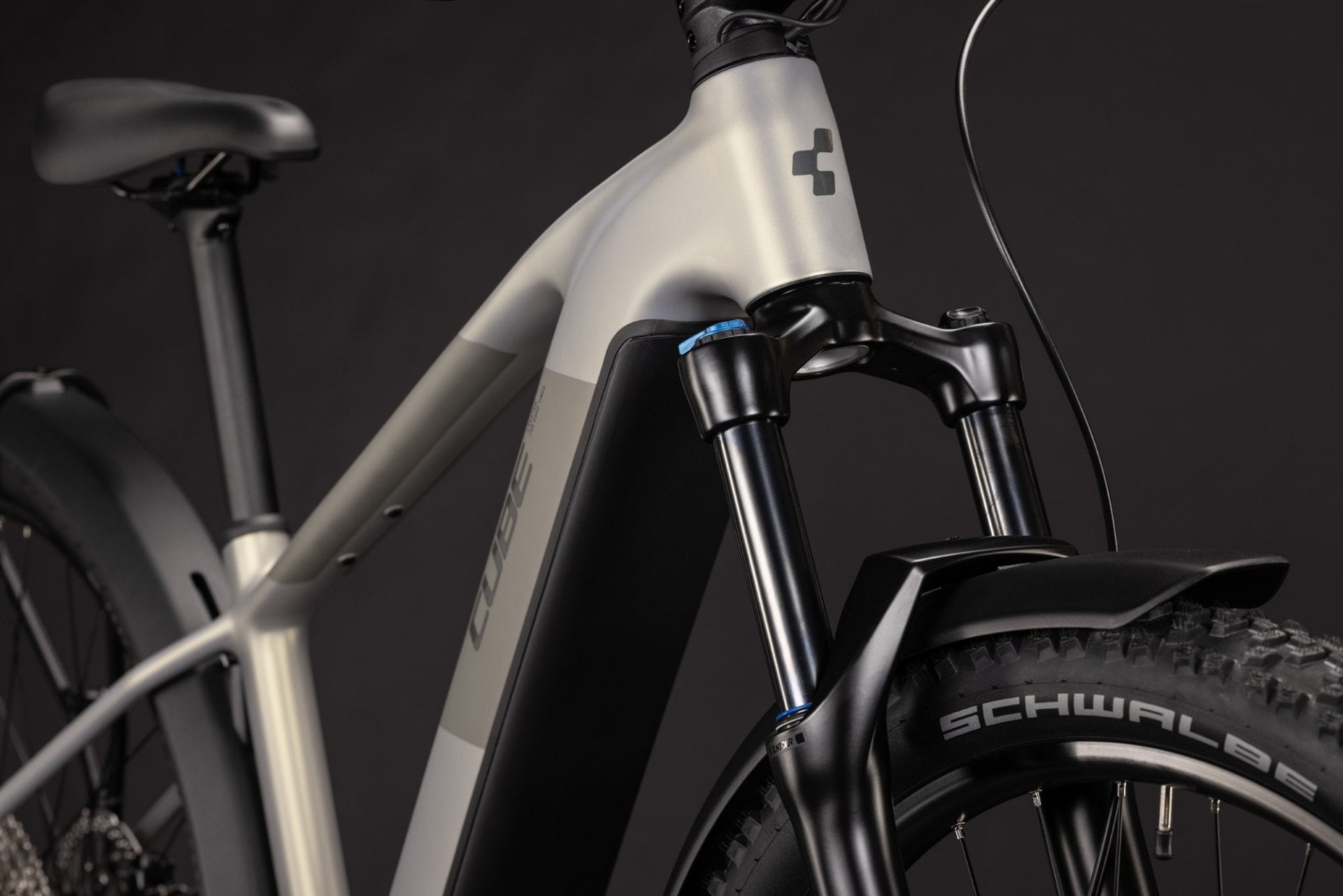 CUBE REACTION HYBRID ONE 720 FE HARDTAIL eMTB BIKE 2027 PEARLSILVER 'N' CHROME