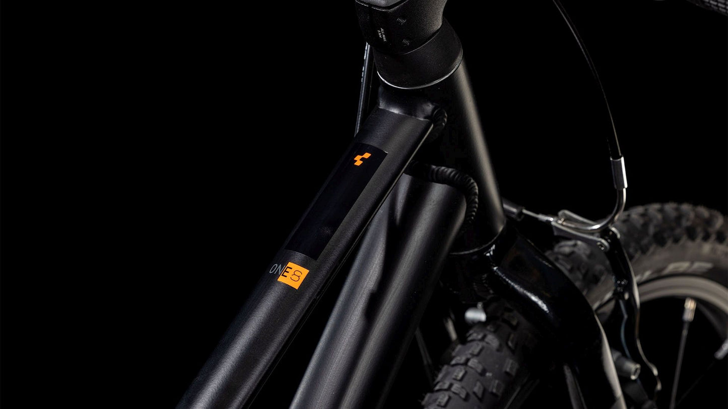 CUBE NUMOVE 180 KID'S MTB BIKE 2025 BLACK' N 'ORANGE