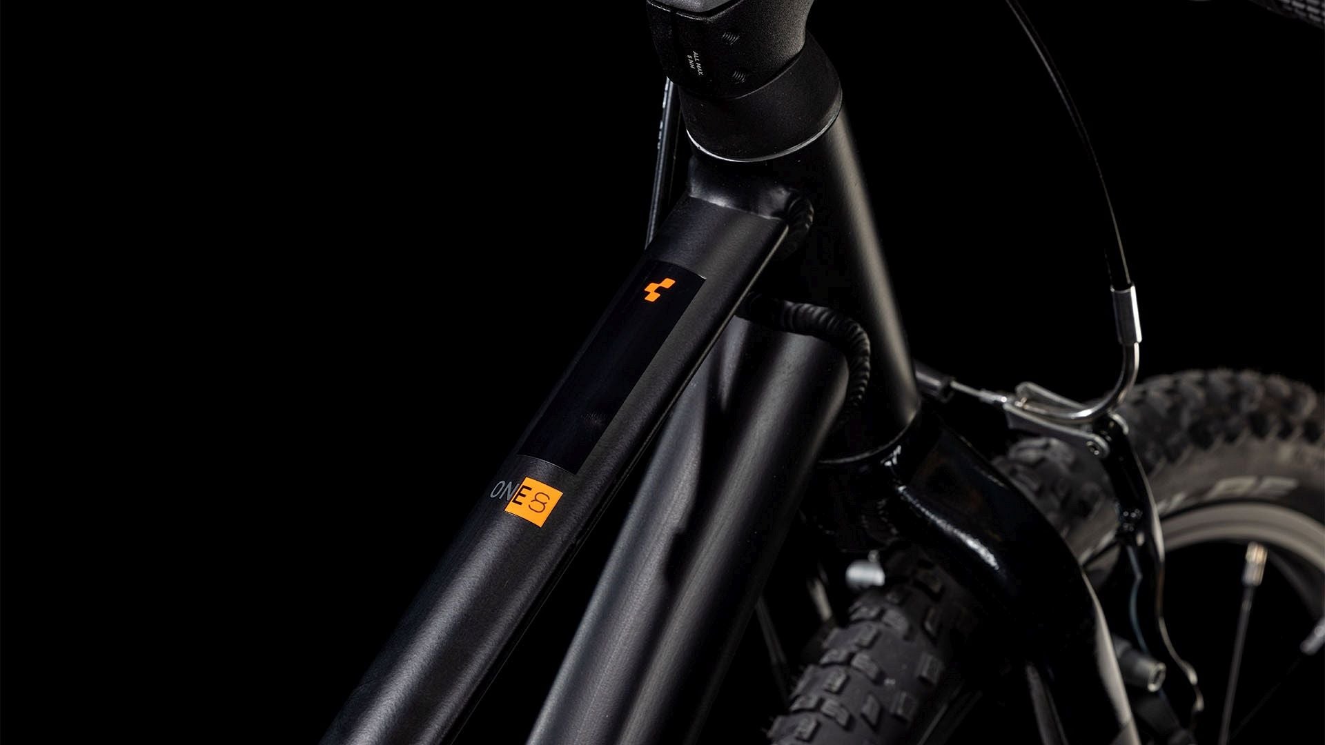 CUBE NUMOVE 180 KID'S MTB BIKE 2025 BLACK' N 'ORANGE