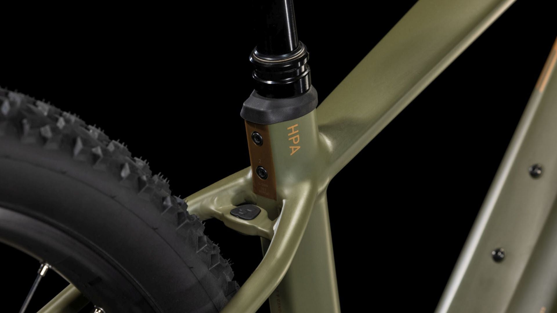 CUBE REACTION HYBRID PRO 800 eMTB BIKE 2025 DUSTYOLIVE' N 'GOLD