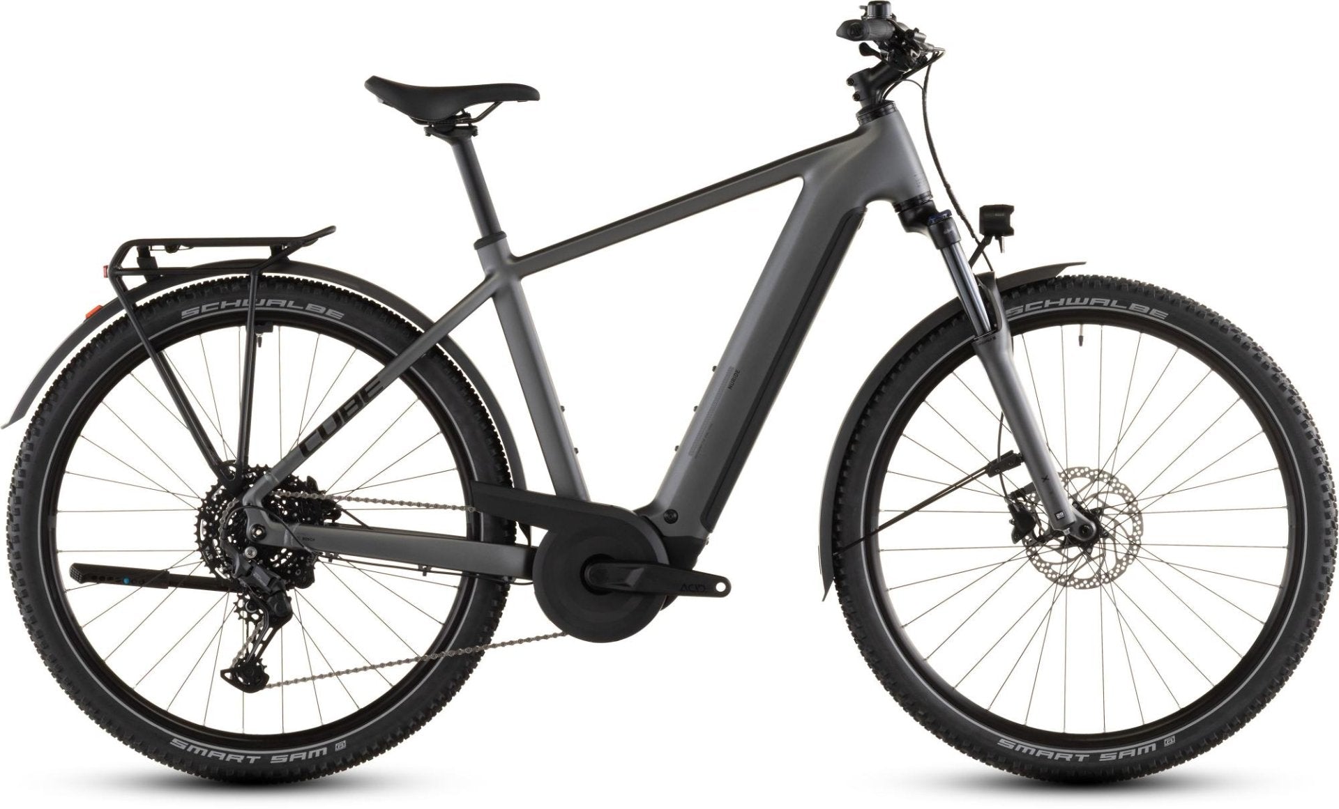 CUBE NURIDE HYBRID PERFORMANCE 600 eTREKKING BIKE 2026 SLABGREY' N 'BLACK