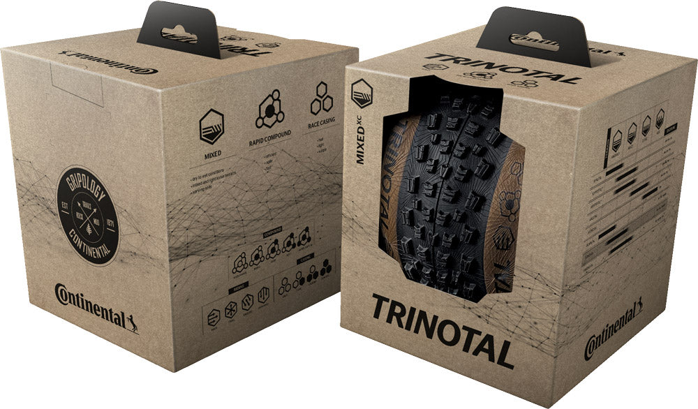 CONTINENTAL TRINOTAL RACE RAPID 29x2.40" TR E-25 TRANSPARENT FOLDING TYRE