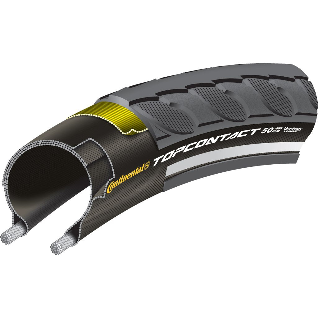 CONTINENTAL TOP CONTACT II 700x35c FOLDING TYRE