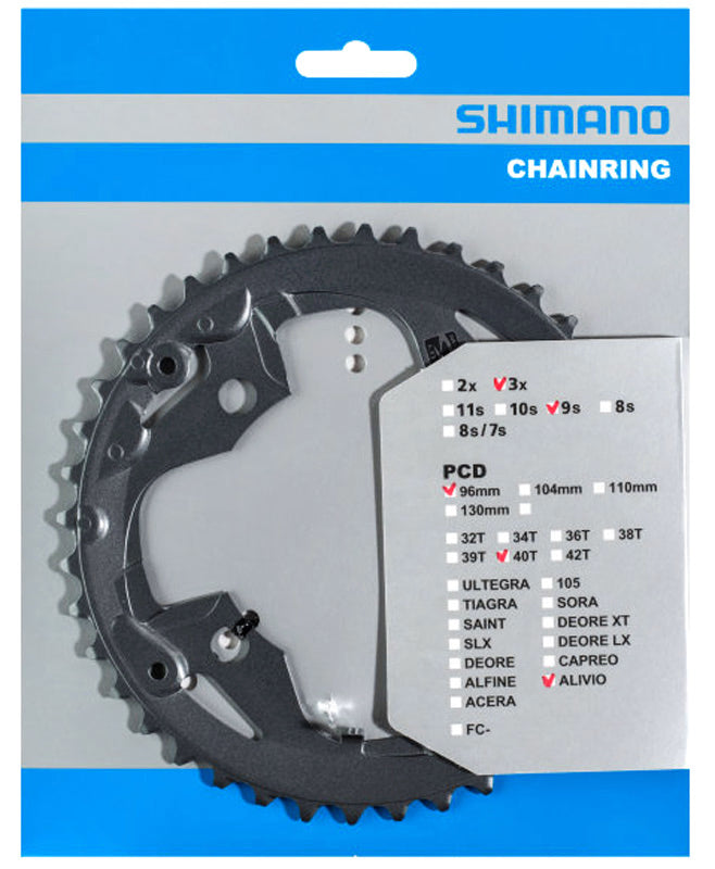 SHIMANO ALIVIO 9-SPEED CHAINRING FOR FC-M4000/M4050