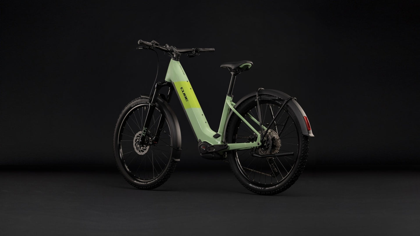 CUBE REACTION HYBRID ONE 720 FE HARDTAIL eMTB BIKE 2027 CACTUS 'N' BLACK (EASY ENTRY)