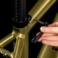 CUBE REACTION HYBRID PERFORMANCE 625 eMTB BIKE 2025 GOLDENLIME' N 'BLACK
