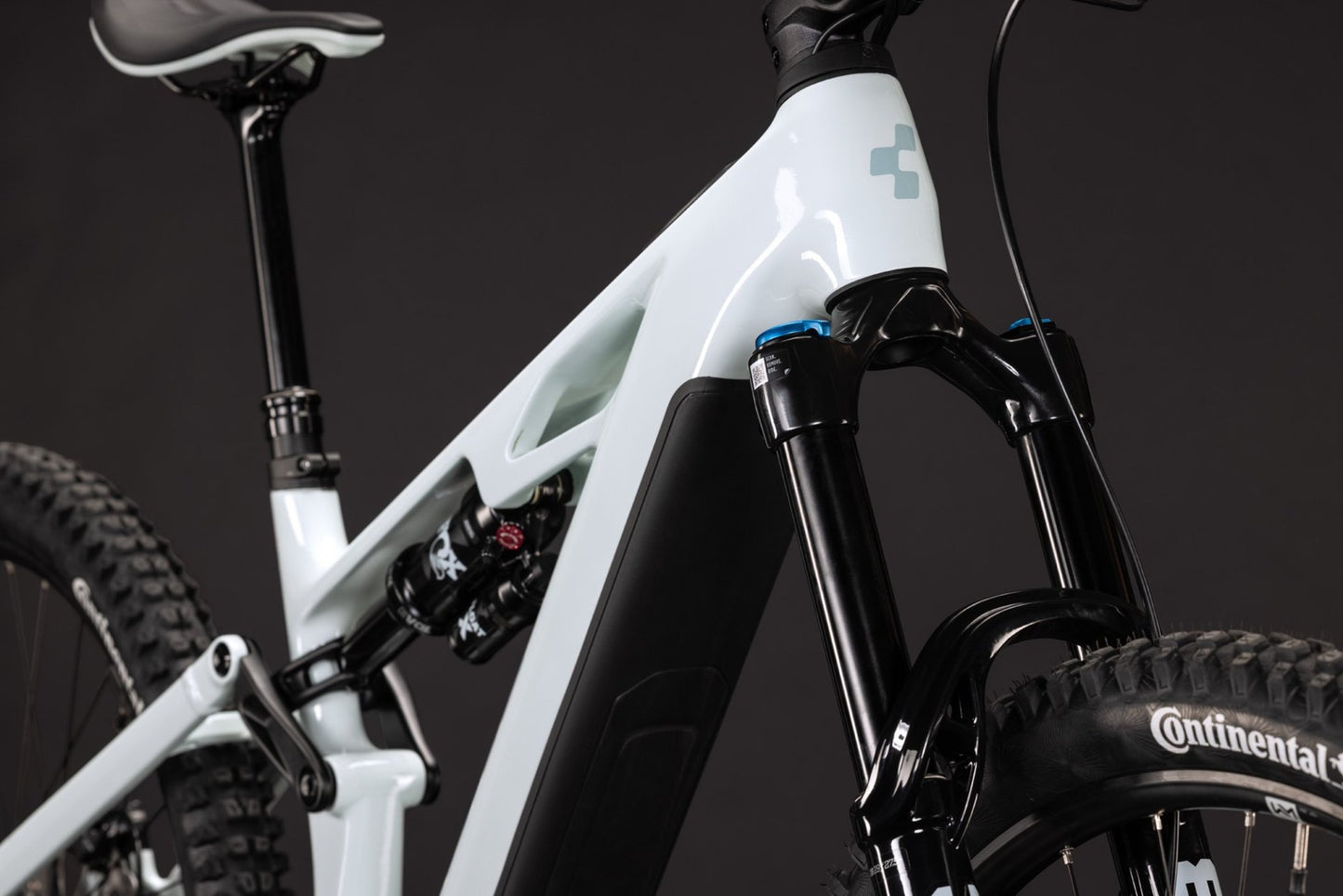 CUBE STEREO HYBRID ONE77 HPC SLX 800 eMTB BIKE 2027 HINTOFMINT 'N' ORANGE