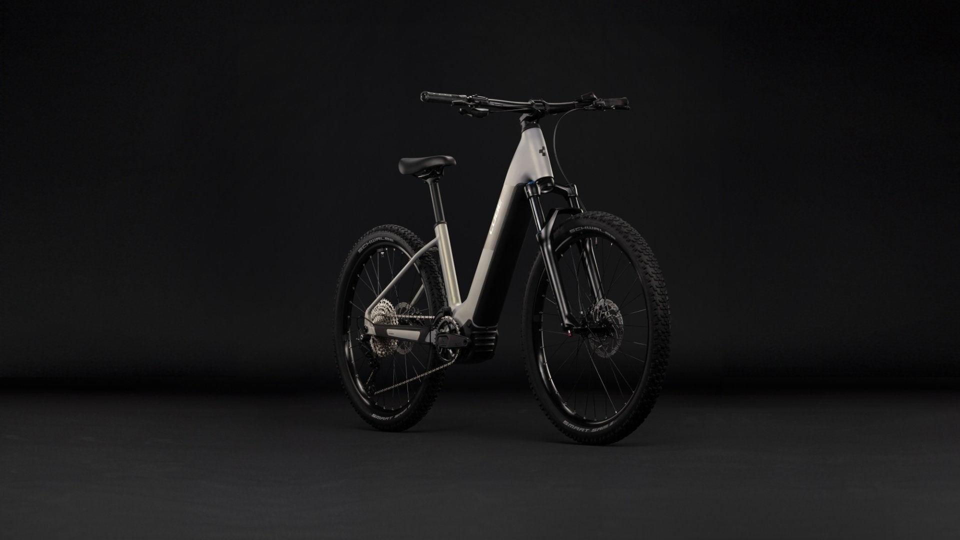 CUBE REACTION HYBRID ONE 720 HARDTAIL eMTB BIKE 2027 PEARLSILVER 'N' CHROME (EASY ENTRY)