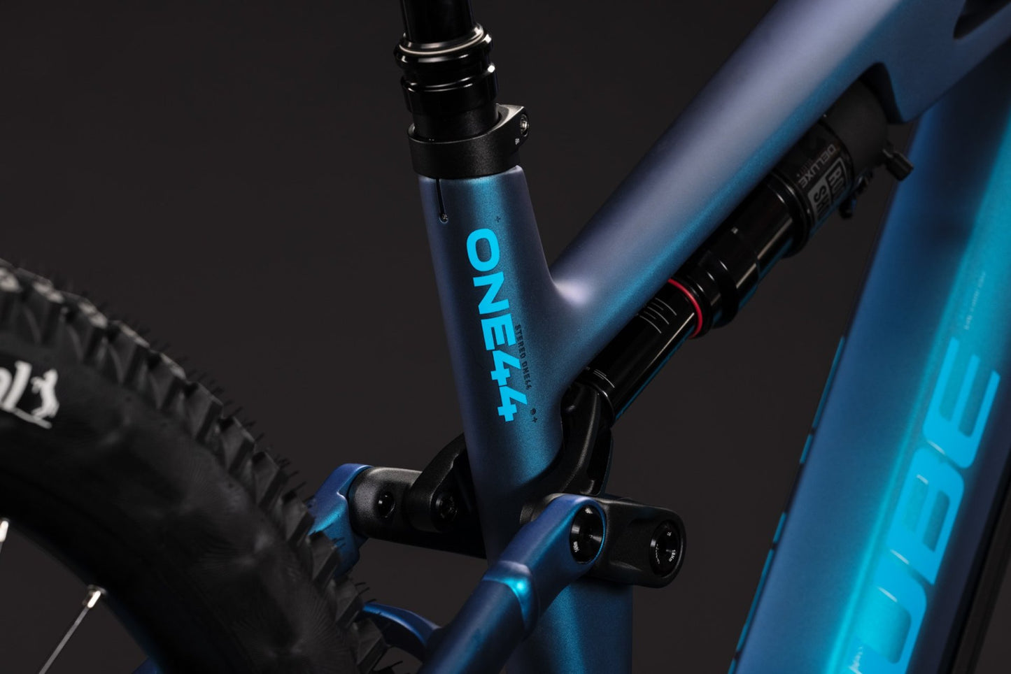 CUBE STEREO HYBRID ONE44 EXC 800 eMTB BIKE 2027 NEBULA 'N' BLUE