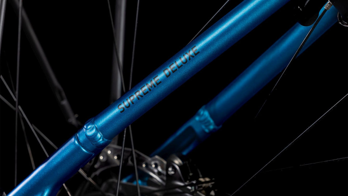 CUBE SUPREME HYBRID DELUXE ONE 625 URBAN eBIKE 2025 ELECTRICBLUE' N 'BLACK