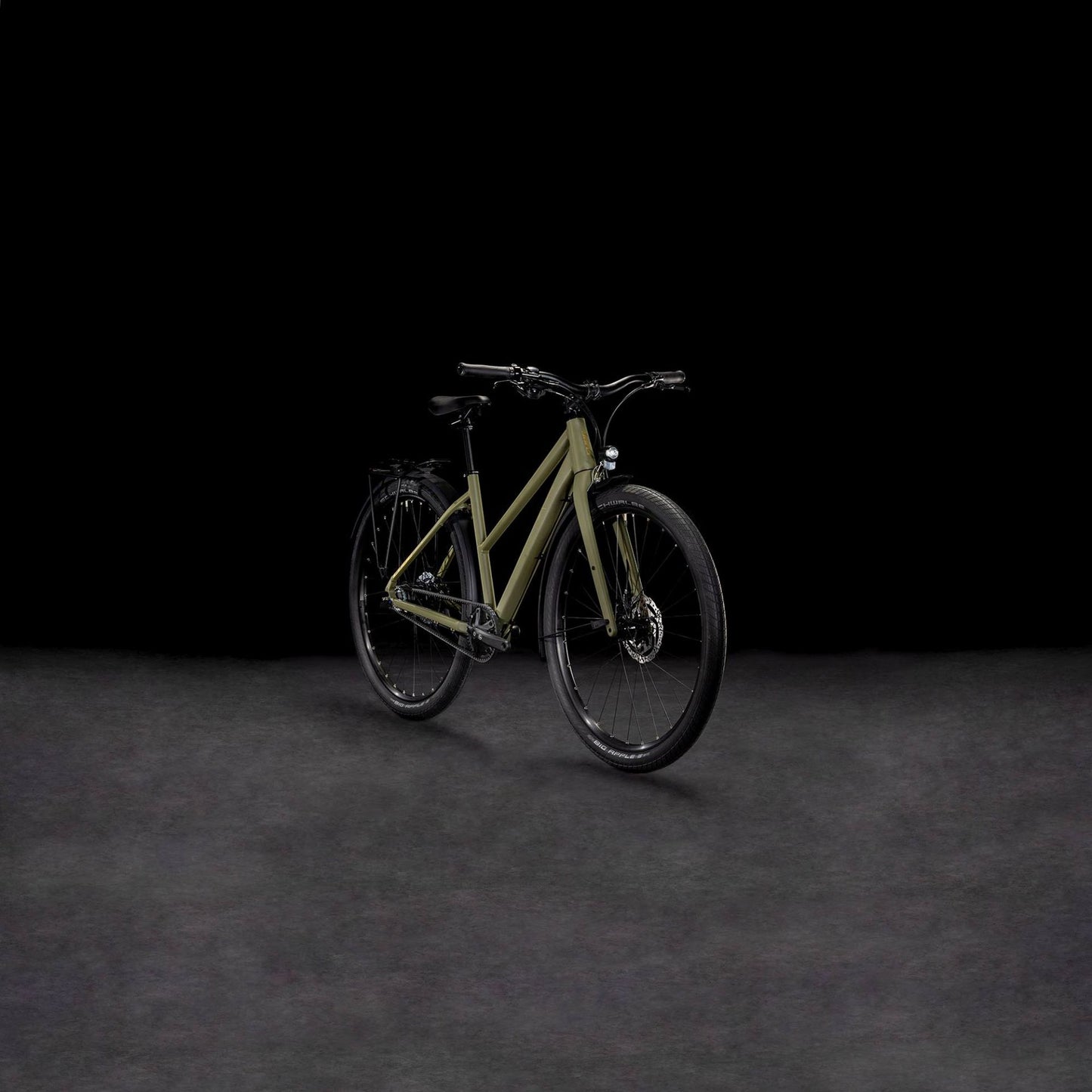 CUBE HYDE PRO FE LADY CITY BIKE 2025 DUSTYOLIVE' N 'GOLD