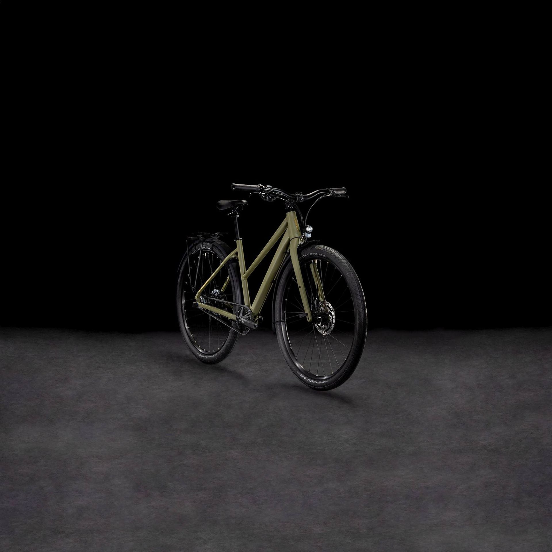 CUBE HYDE PRO FE LADY CITY BIKE 2025 DUSTYOLIVE' N 'GOLD