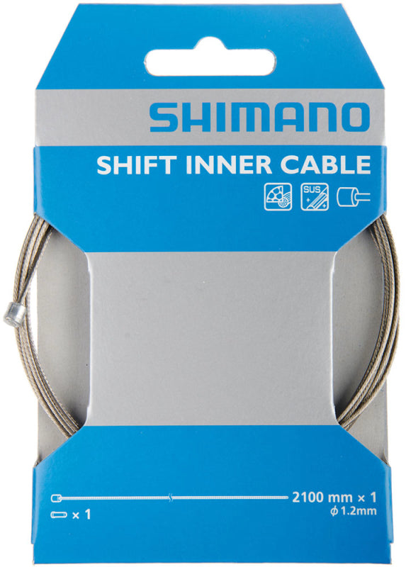 SHIMANO STAINLESS STEEL SUS SHIFT INNER CABLE 1.2mm x 2100mm