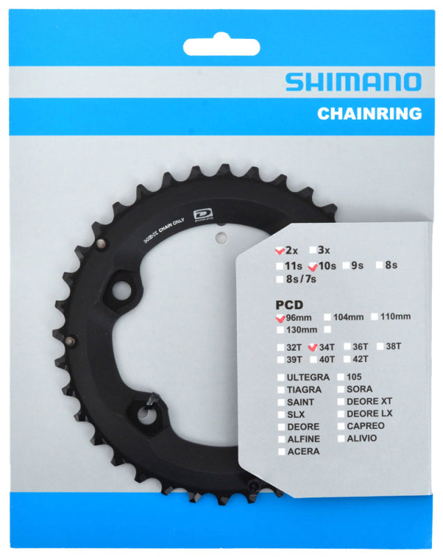 SHIMANO DEORE CHAINRING FOR FC-M6000 34/24T