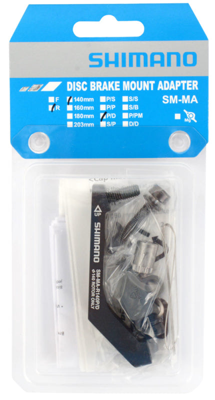 SHIMANO SM-MA-R140P/D POST-MOUNT TO FLAT-MOUNT ADAPTER FOR REAR 140mm ROTOR