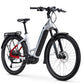 HAIBIKE TREKKING 7 LOW HARDTAIL eMTB BIKE 2025 GLOSS SOFT GREY/RED/BLUE