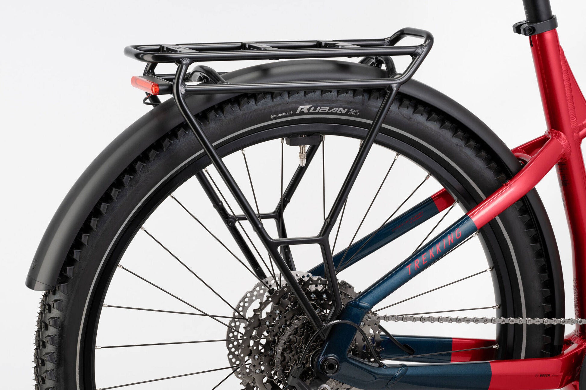HAIBIKE TREKKING 7 LOW HARDTAIL eMTB BIKE 2025 GLOSS FRUITY RED/BLUE