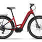 HAIBIKE TREKKING 7 LOW HARDTAIL eMTB BIKE 2025 GLOSS FRUITY RED/BLUE