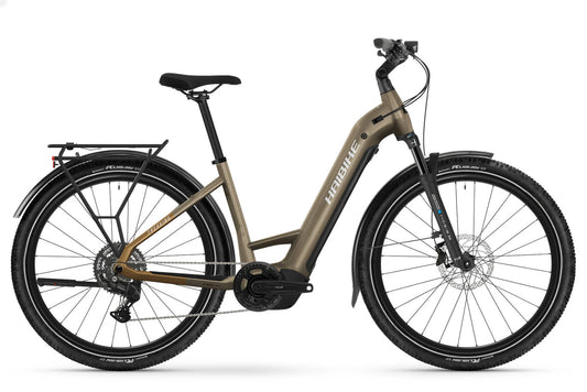 HAIBIKE TREKKING 6.5 LOW HARDTAIL eMTB BIKE 2025 GLOSS TOFFEE/SAND/SILVER