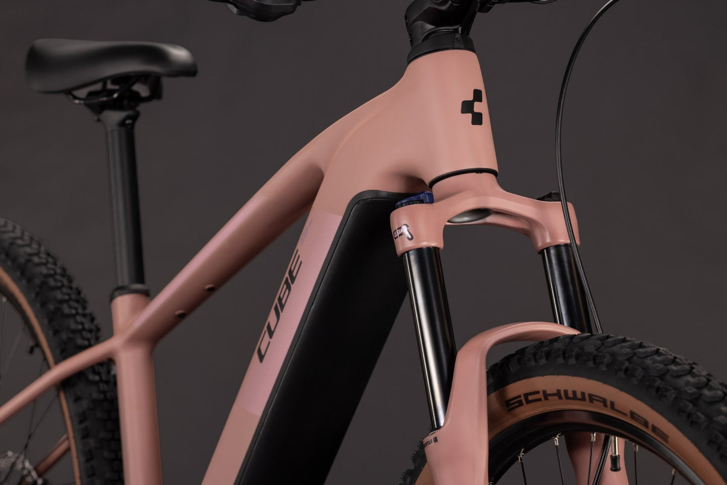 CUBE REACTION HYBRID PERFORMANCE 720 FE HARDTAIL eMTB BIKE 2027 RUBY 'N' BLACK