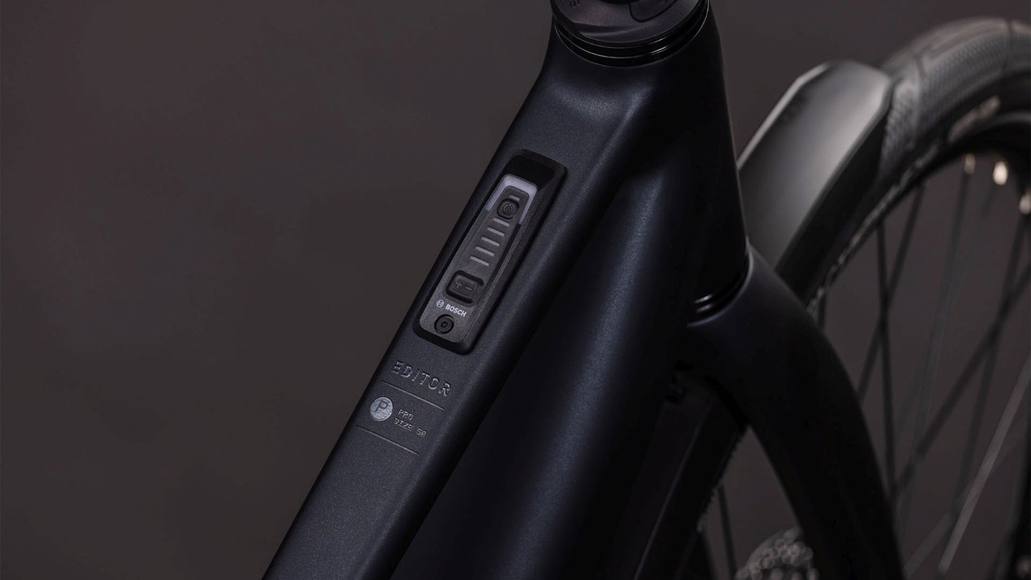 CUBE EDITOR HYBRID PRO 400X FE URBAN eBIKE 2026 COAL' N ' PRISM