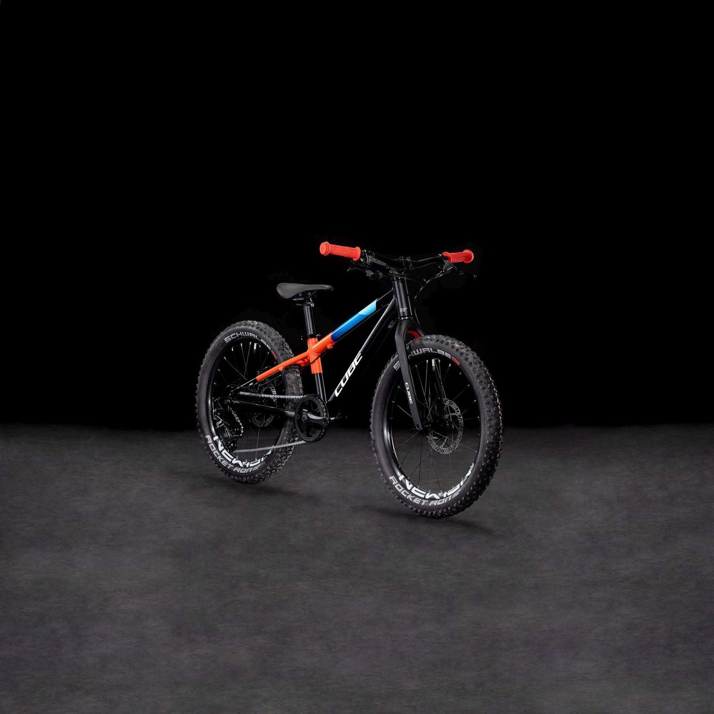 CUBE REACTION 200 PRO KID'S MTB BIKE 2026 BLACK' N 'BLUE' N 'RED