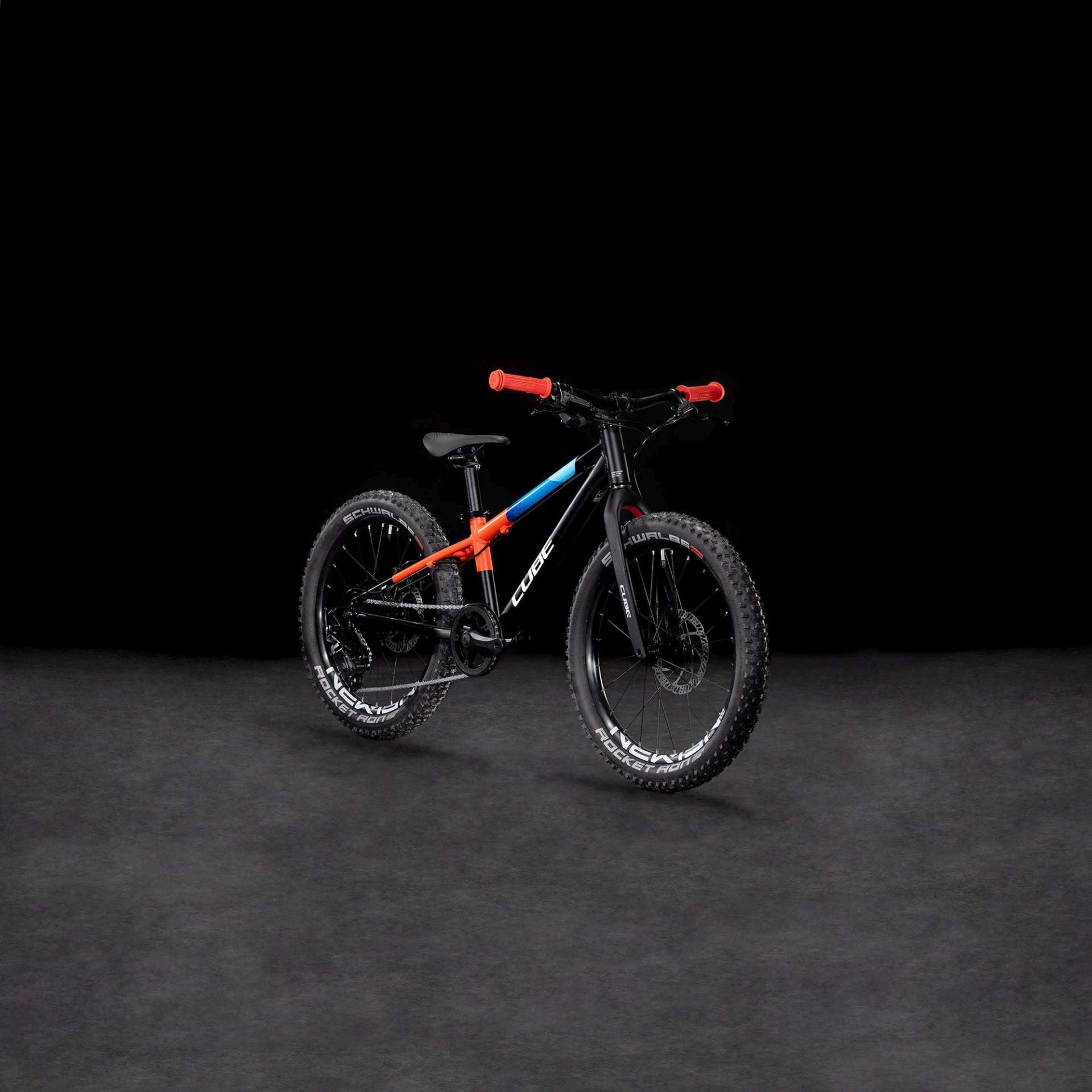CUBE REACTION 200 PRO KID'S MTB BIKE 2026 BLACK' N 'BLUE' N 'RED