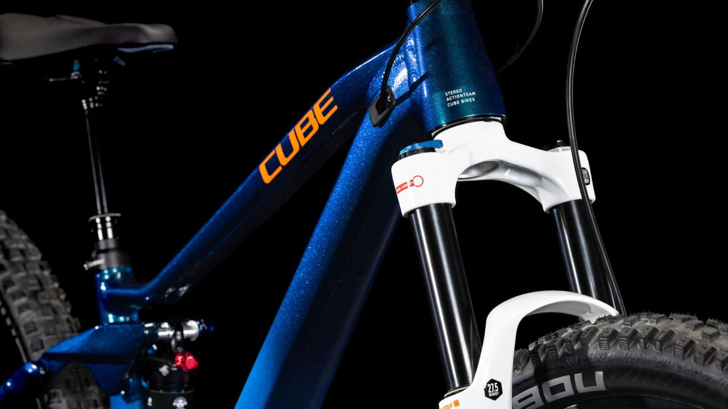 CUBE STEREO ONE22 ROOKIE KID'S FS MTB BIKE 2026 ACTIONTEAM