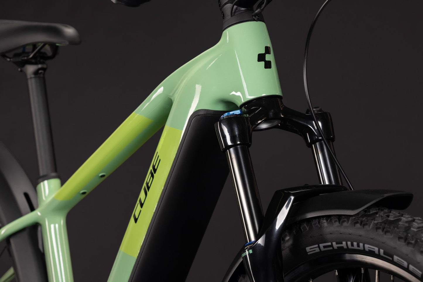 CUBE REACTION HYBRID ONE 720 FE HARDTAIL eMTB BIKE 2027 CACTUS 'N' BLACK