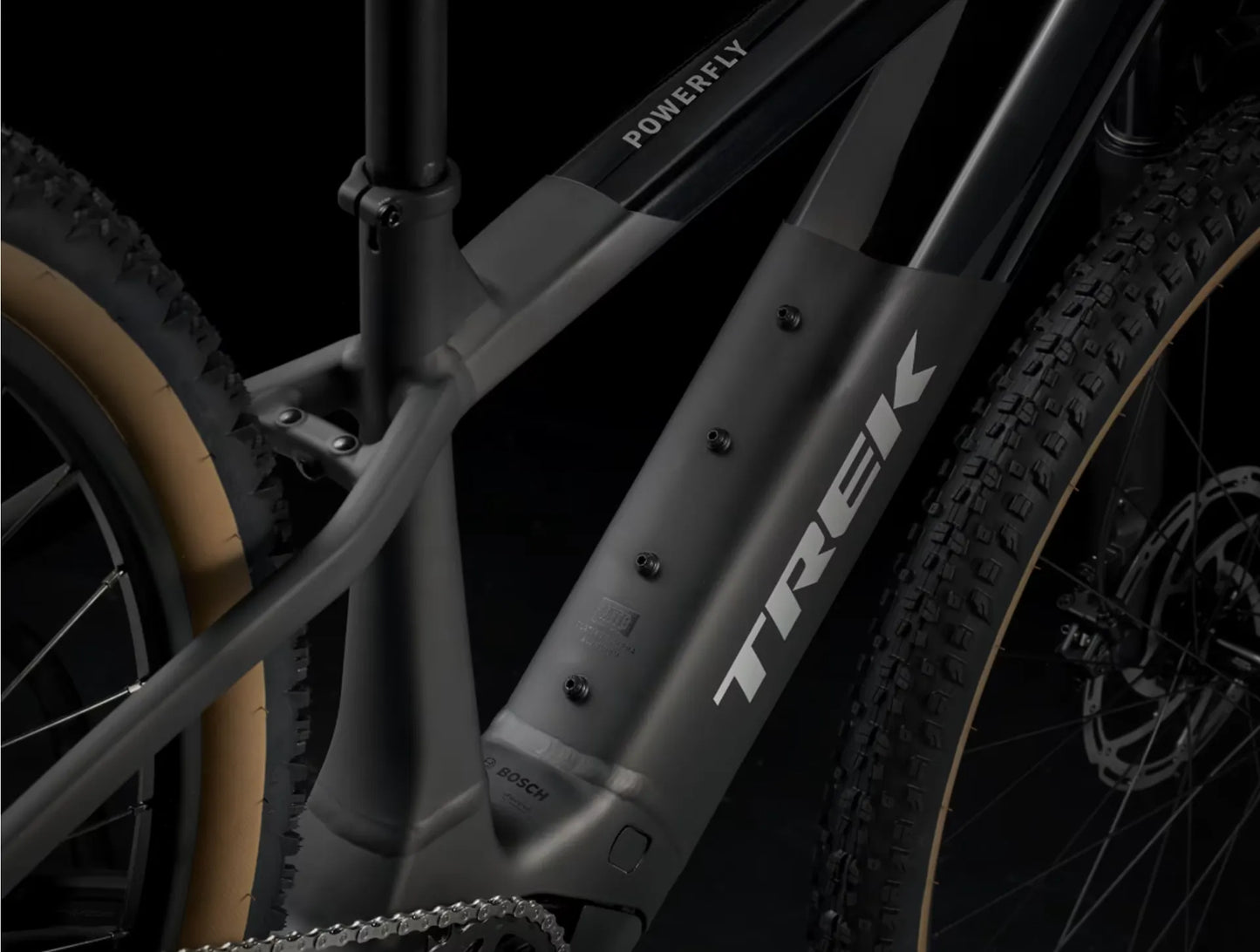 TREK POWERFLY+ 4 GEN 5 600Wh HARDTAIL eMTB BIKE 2026 GLOSS DARK STAR/MATTE DARK WEB