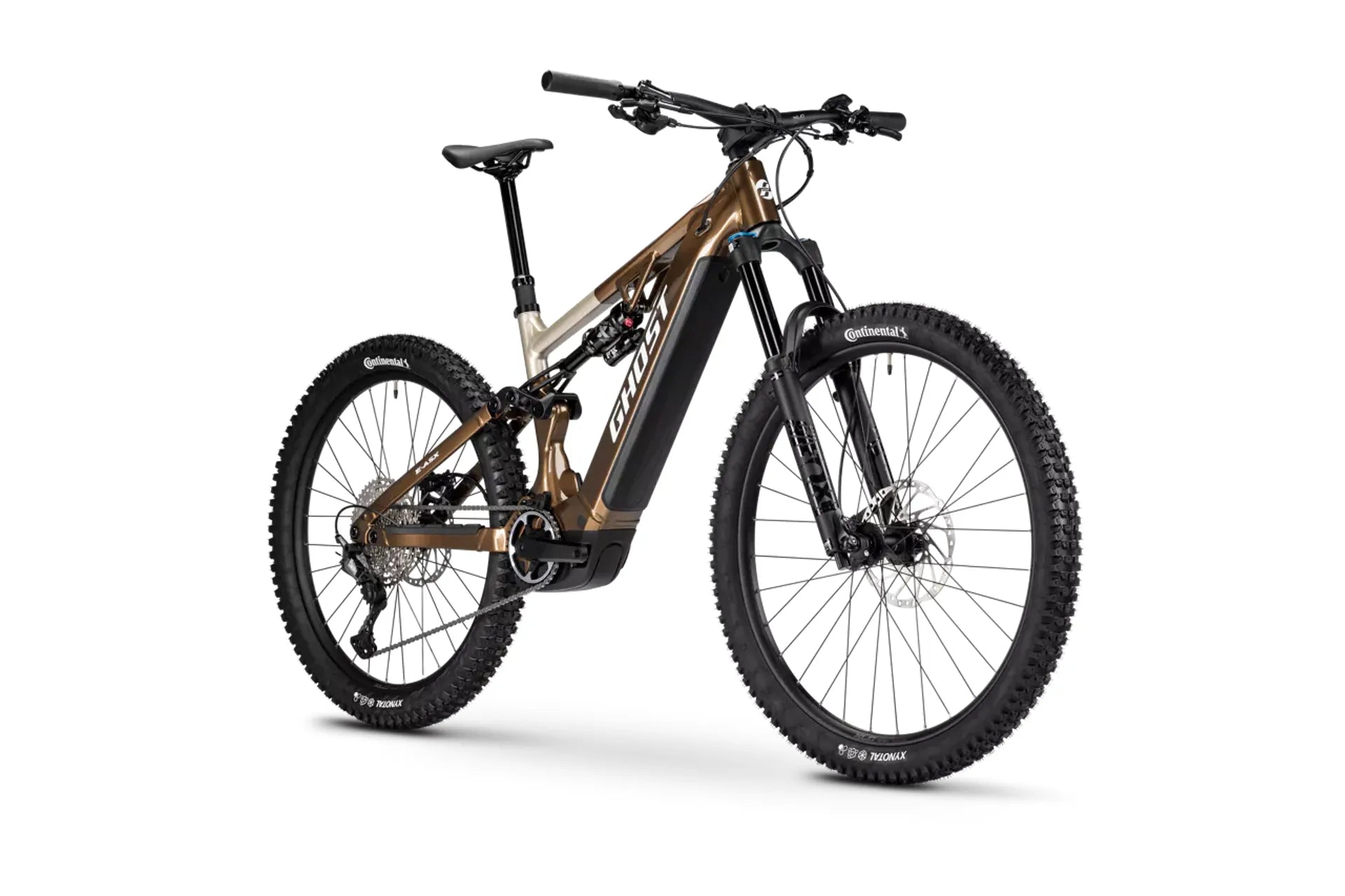GHOST E-ASX ADVANCED FS eMTB BIKE 2026 BROWN BEAR/STONE